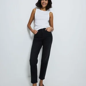 Black Wash Miley Mom Jeans